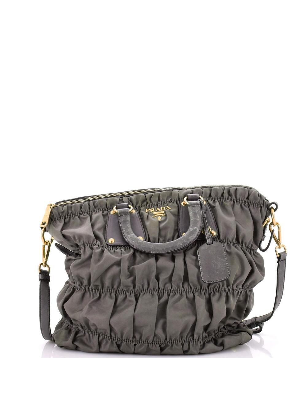 Prada Gaufre Convertible Tote Leather #364678P47B